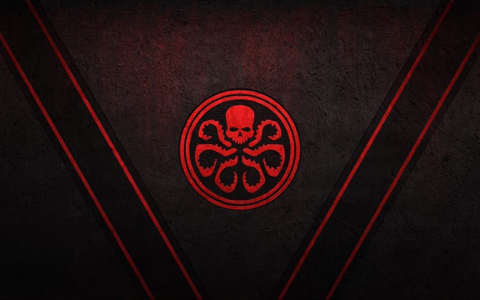 Hydra logo on a textured background