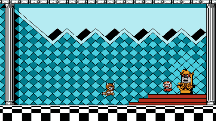 Toad from Super Mario in a castle