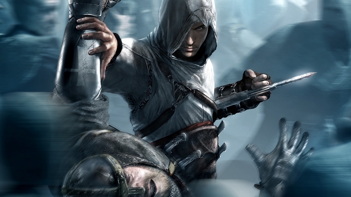 Altair from Assassin's Creed fighting