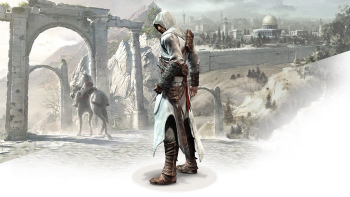 Altair from Assassin's Creed in Jerusalem
