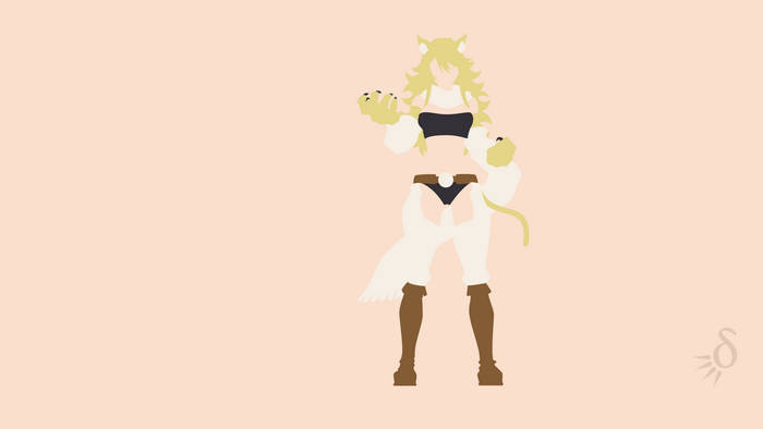 Leone from Akame Ga Kill! minimalist illustration