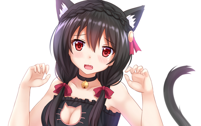Yunyun from KonoSuba catgirl