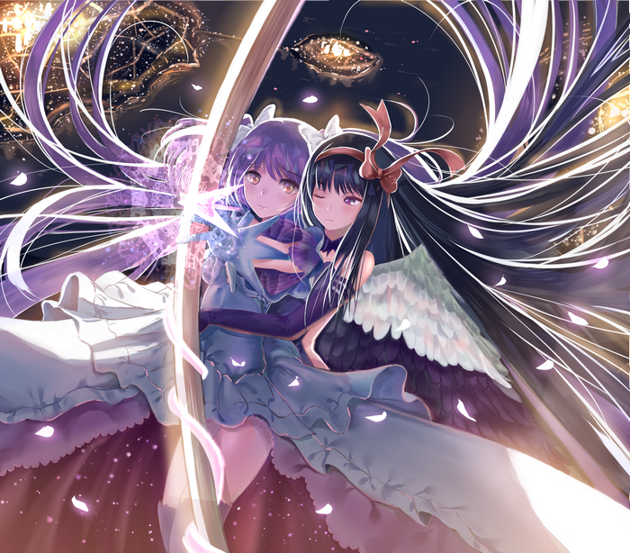 Homura Akuma and Madoka Kaname
