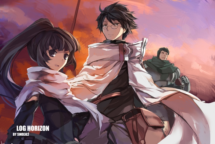 Akatsuki and Shiroe from Log Horizon
