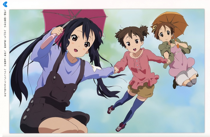 Yui Hirasawa, Mio Akiyama, Ritsu Tainaka from K-On!