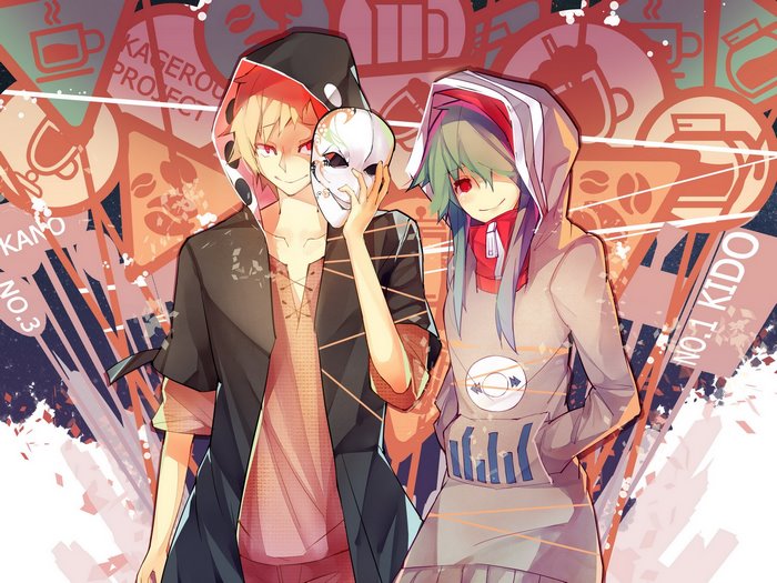 Kano and Kido from Kagerou Project