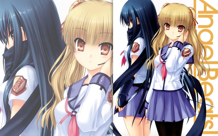 Yusa from Angel Beats! with Kanade Tachibana