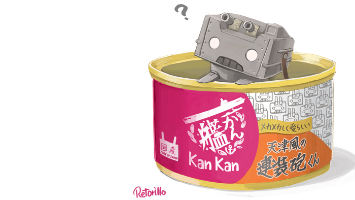 Rensouhou-chan in a can