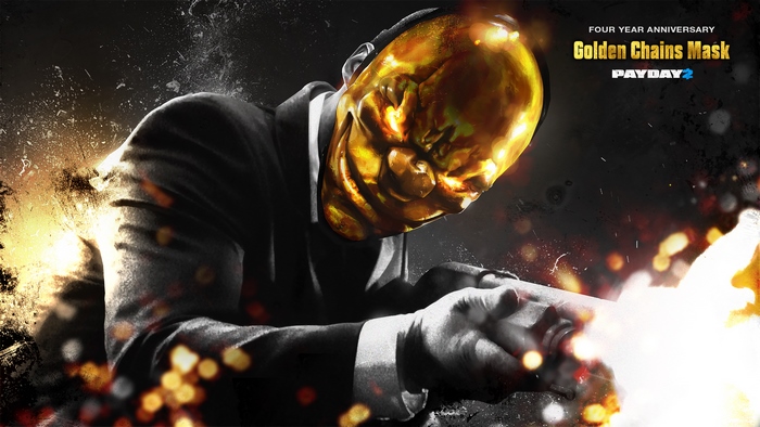 Golden Chains Mask from PAYDAY 2