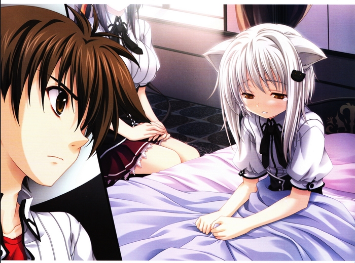 Koneko Toujou and Rias Gremory from High School DxD