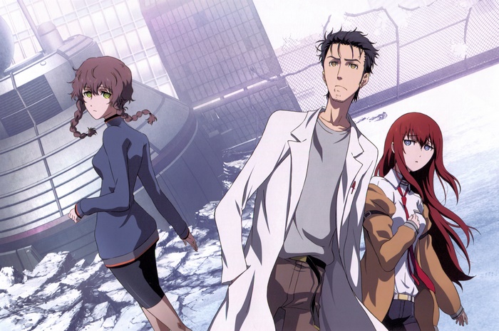 Suzuha Amane and other characters from Steins;Gate