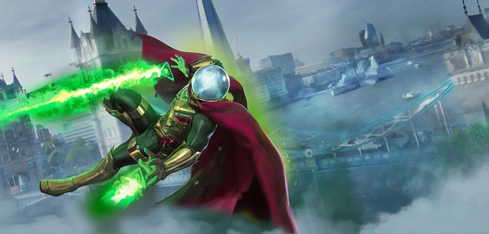 Mysterio from Marvel Comics in London