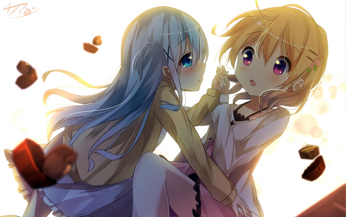 Chiya and Sharo from Is the Order a Rabbit?