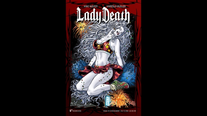 Lady Death Cheerleader Comic Cover