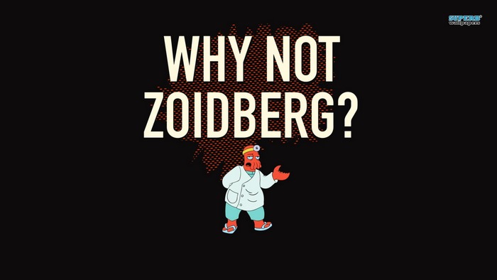 Zoidberg from Futurama text graphic