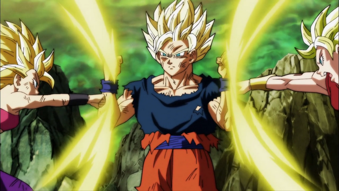 Goku and Kale from Dragon Ball Super
