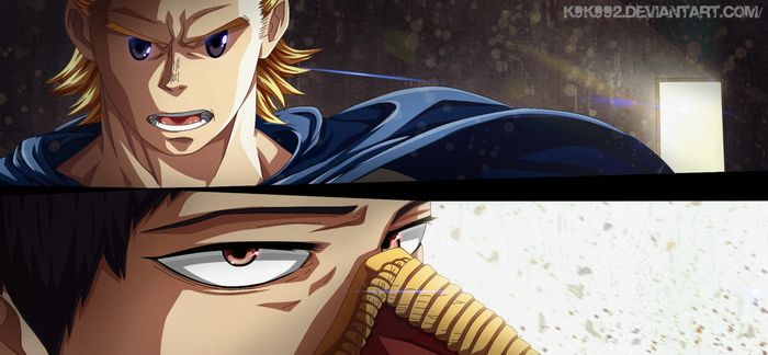 Mirio Togata and Overhaul from My Hero Academia