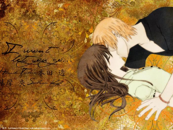 Kyo Sohma and Tohru Honda from Fruits Basket