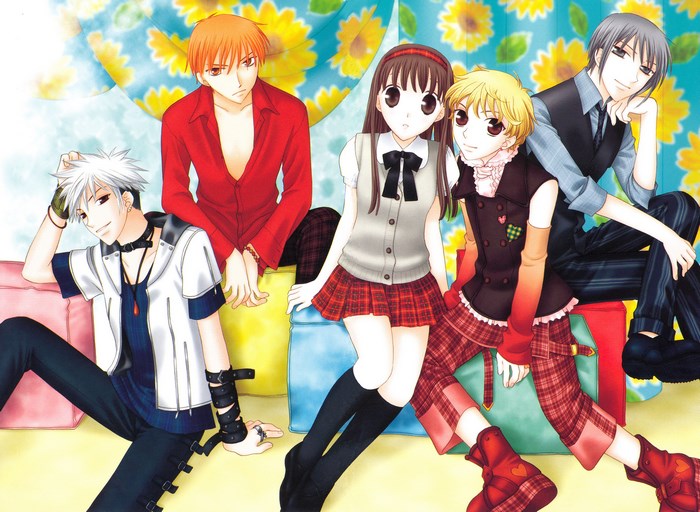 Kyo Sohma and friends from Fruits Basket