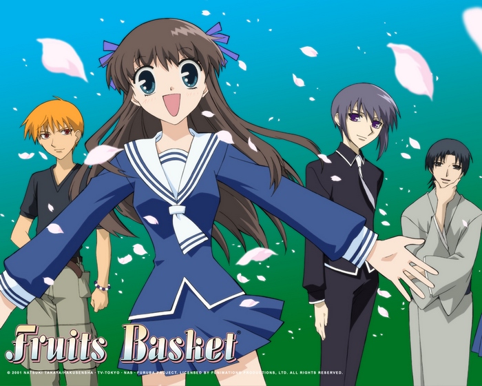 Fruits Basket characters with Tohru Honda
