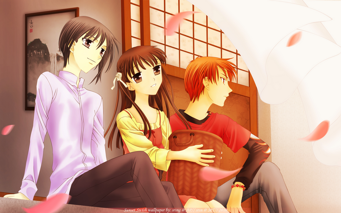 Kyo Sohma and friends from Fruits Basket