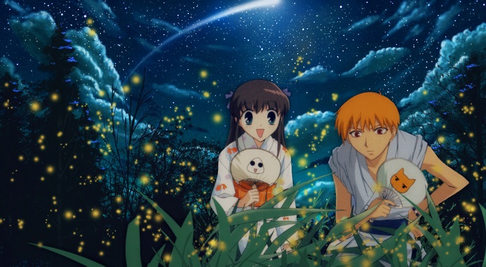 Tohru Honda and Kyo Sohma from Fruits Basket