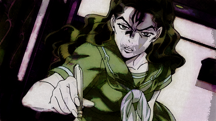 Yukako Yamagishi from JoJo's Bizarre Adventure