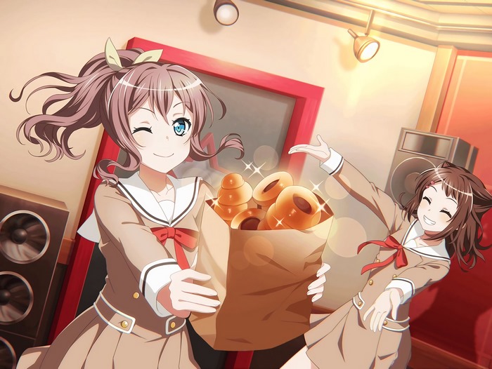 Kasumi Toyama with bread