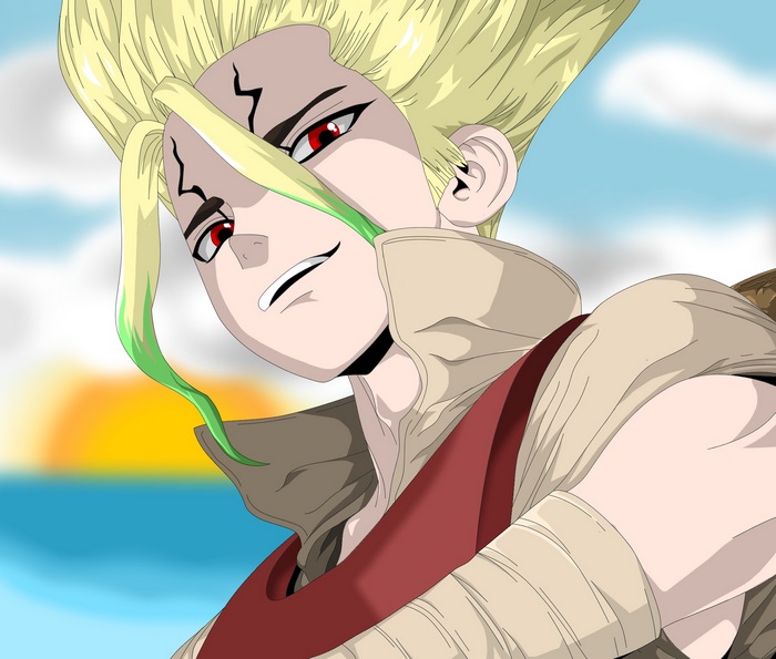 Senku Ishigami from Dr. Stone