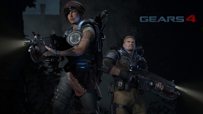 Kait Diaz and JD Fenix from Gears 4