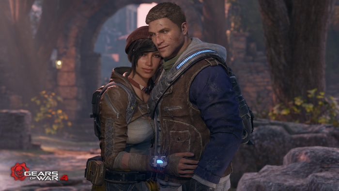 Kait Diaz and JD Fenix from Gears of War 4