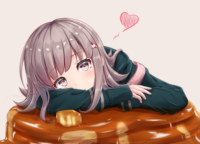 Chiaki Nanami from Danganronpa on Pancakes
