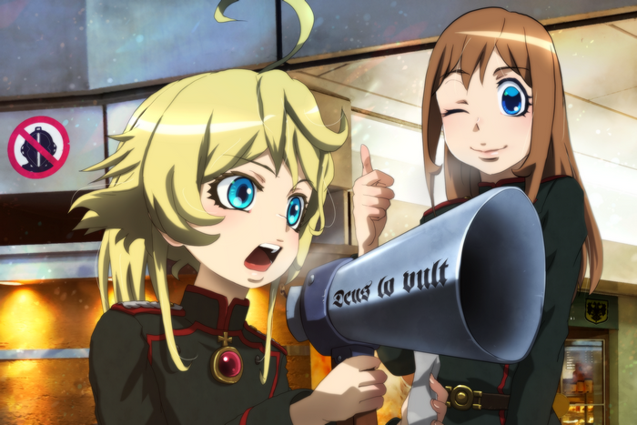 Tanya Degurechaff and Viktoriya Ivanovna Serebryakov from Saga of Tanya the Evil