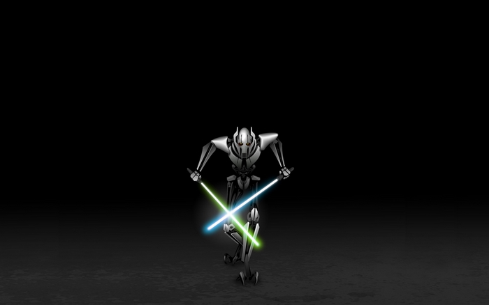 General Grievous with two lightsabers