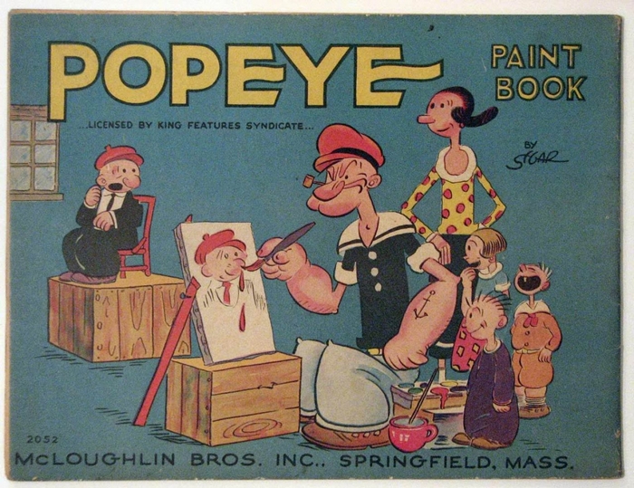 Popeye Paint Book by E.C. Segar