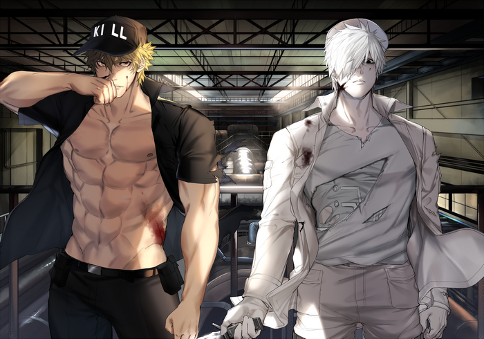 U-1146 from Cells At Work! in industrial setting