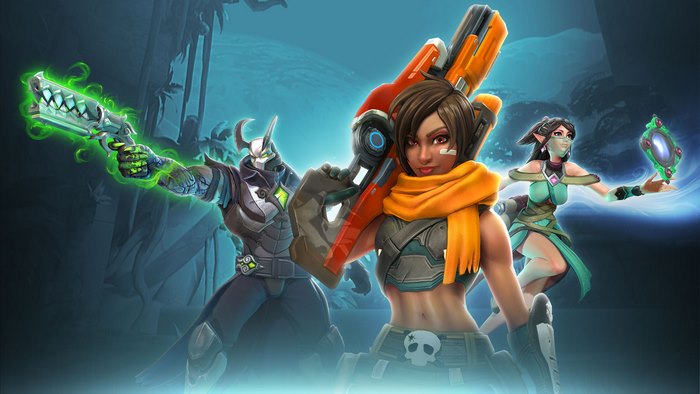 Androxus and allies from Paladins