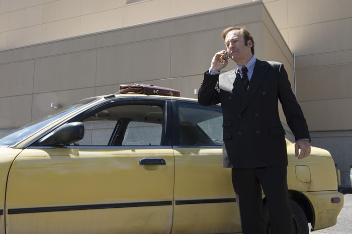 Jimmy McGill from Better Call Saul on the phone