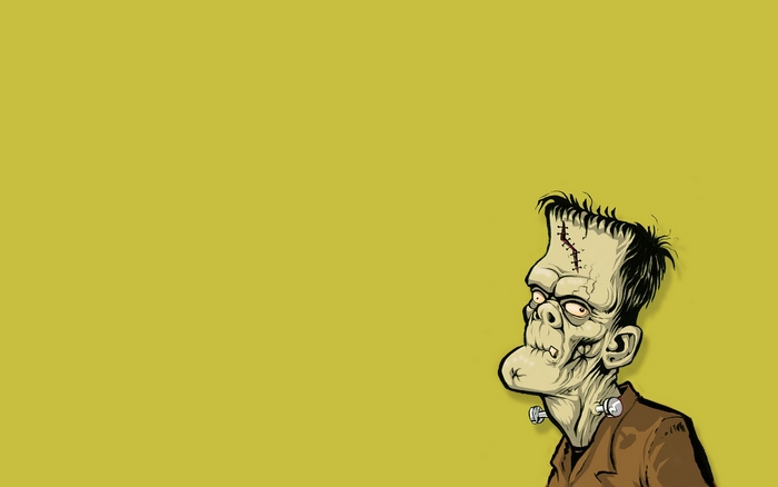 Frankenstein's monster illustration