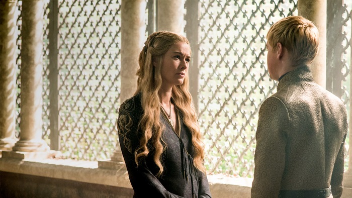 Cersei Lannister and Tommen Baratheon from Game of Thrones