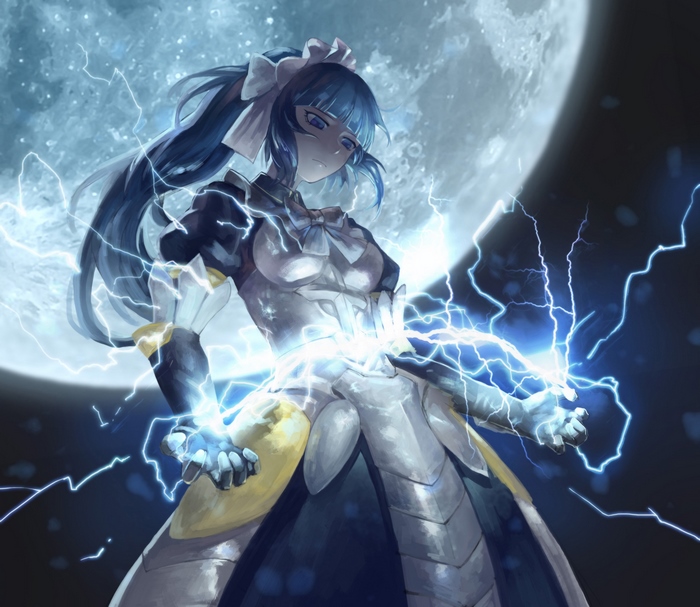 Narberal Gamma from Overlord with lightning