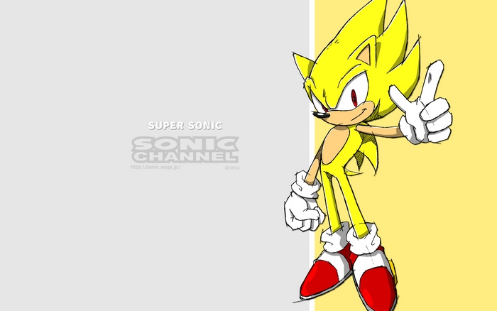 Super Sonic Striking a Confident Pose