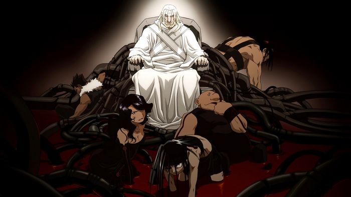 Father and Homunculi from Fullmetal Alchemist
