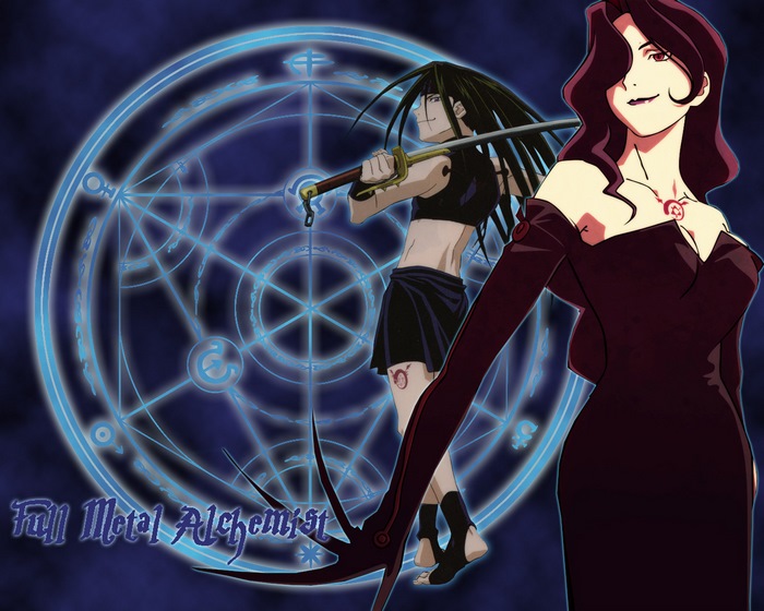 Lust and Envy from Fullmetal Alchemist