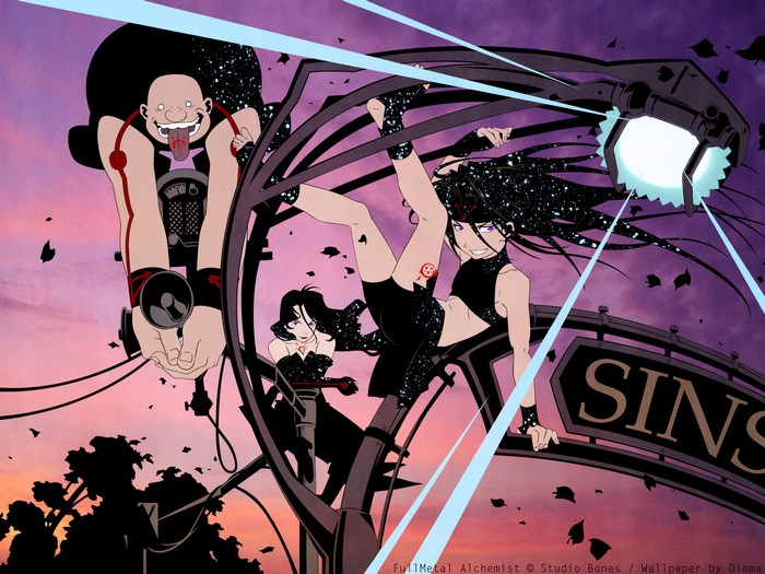 Lust and Gluttony from Fullmetal Alchemist