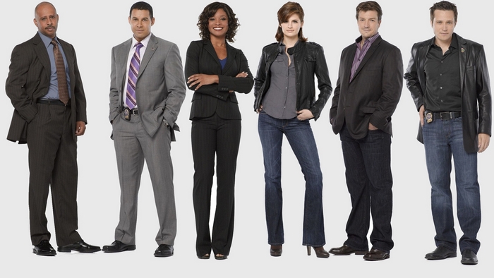 Six detectives from Castle TV series