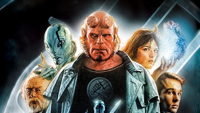 Hellboy and allies from Hellboy