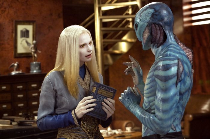 Abe Sapien and Elisa Esposito from Hellboy
