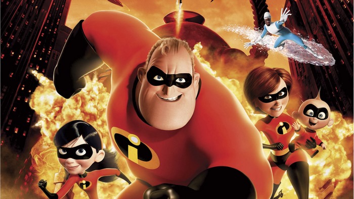 The Incredibles Family with Frozone