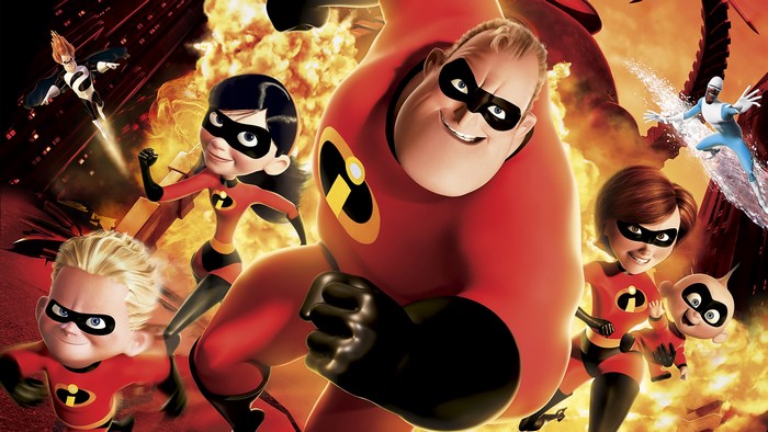 The Incredibles Family and Frozone